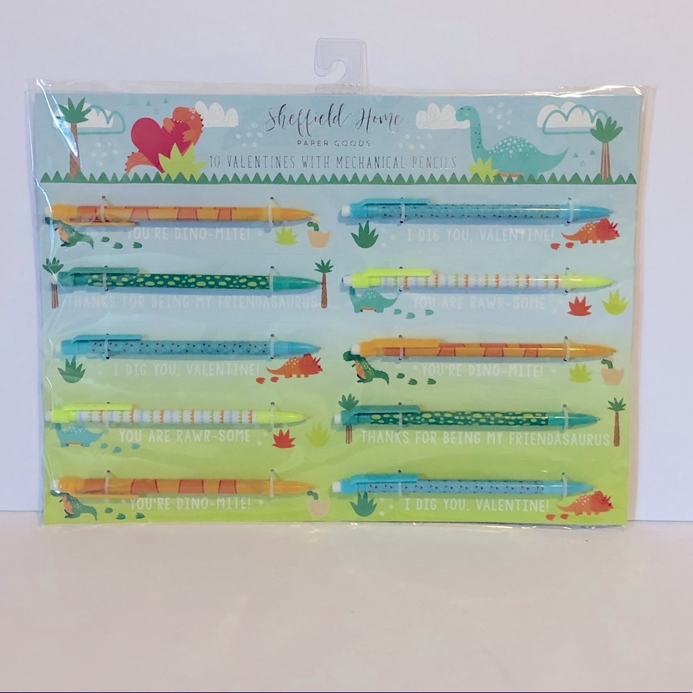 SHEFFIELD HOME 10 Valentine’s mechanical pencils